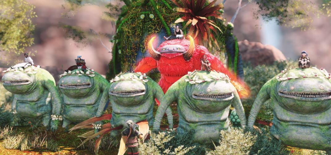 Group picture by the Goobbue!