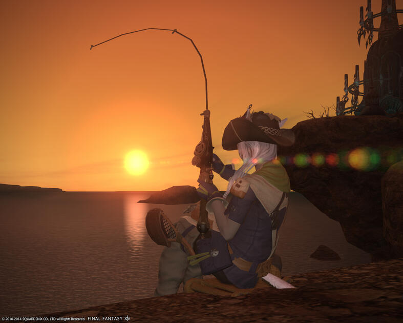 Third Place (tie) Aeronwen Taranfollt - Fishing